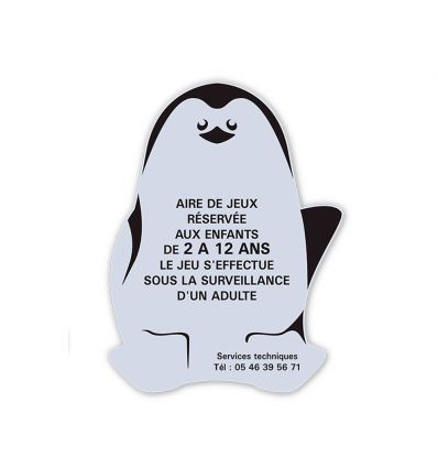 Panneau aire de jeu animaux