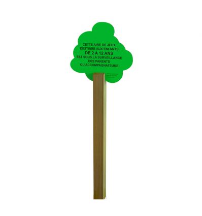 Panneau Aire de Jeu Arbre