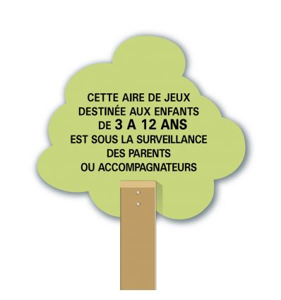 Panneau Aire de Jeu Arbre