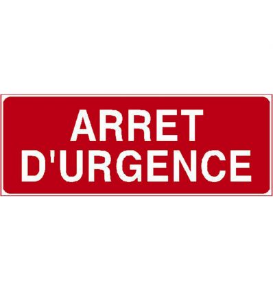 Panneau Arrêt d'urgence