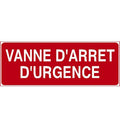 Panneau Arrêt d'urgence