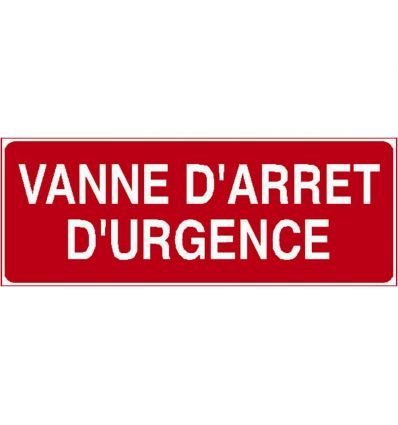 Panneau Arrêt d'urgence