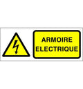 Panneau avec Texte et Pictogramme armoire électrique