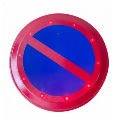Panneau B6A1 interdit de stationnement lumineux à leds