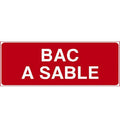 Panneau Bac à sable