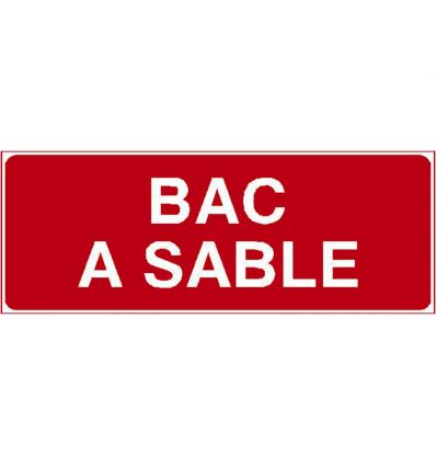 Panneau Bac à sable