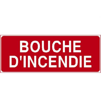Panneau Bouche incendie avec ou sans numéro