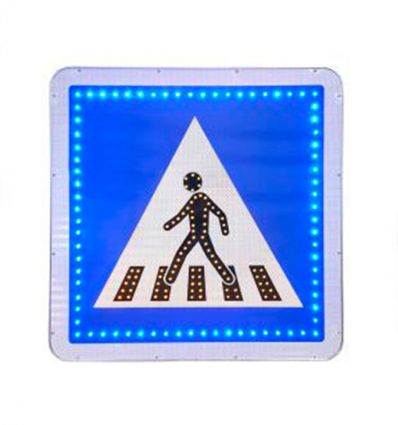 Panneau C20a lumineux à Leds - Passage piétons