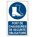 Panneau Chaussures de sécurité obligatoire