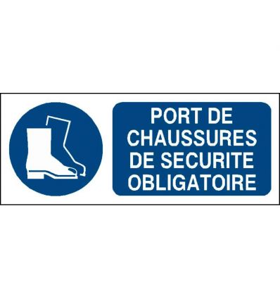 Panneau Chaussures de sécurité obligatoire