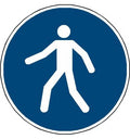 Panneau Chemin obligatoire pour piétons - M024