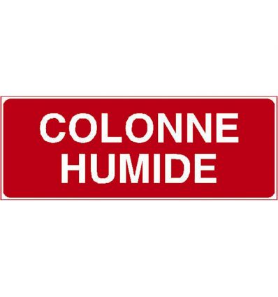 Panneau Colonne humide