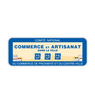 Panneau Commerce et artisanat dans la ville