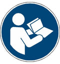 Panneau Consulter le manuel d’instructions - M002