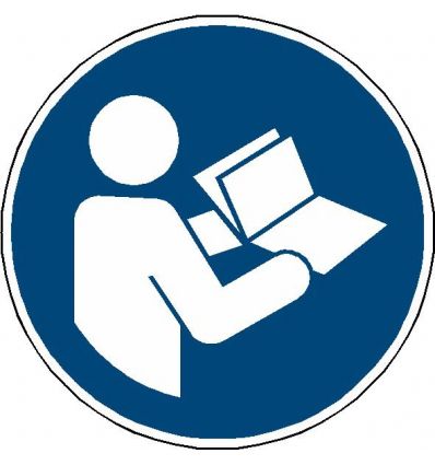 Panneau Consulter le manuel d’instructions - M002