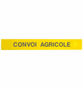 Panneau convoi agricole