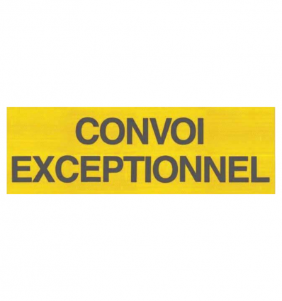 Panneau convoi exceptionnel