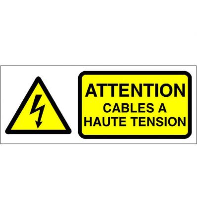 Panneau Danger haute tension