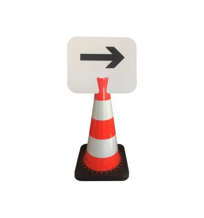 Panneau à clipser pour cône - Flèche