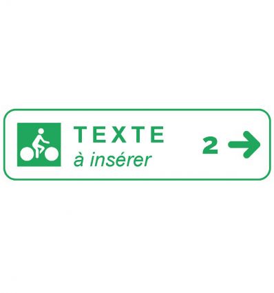 Panneau directionnel DV43a et DV43b
