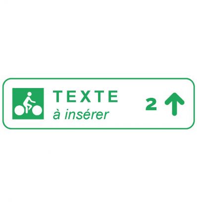 Panneau directionnel DV43a et DV43b