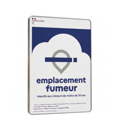 Panneau Emplacement Fumeur