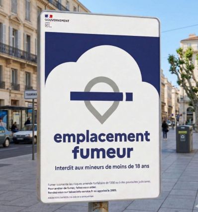 Panneau Emplacement Fumeur