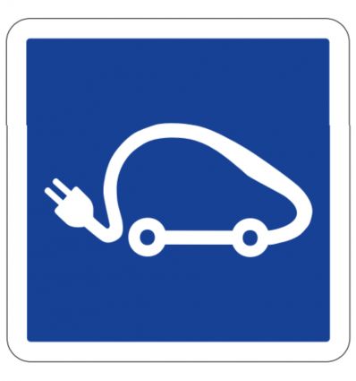 Panneau Emplacement réservé aux Véhicules Electriques