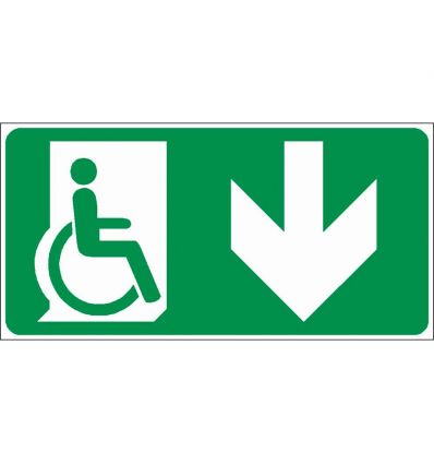 Panneau Évacuation PMR