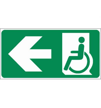 Panneau Évacuation PMR