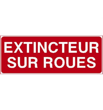 Panneau Extincteur Texte seul