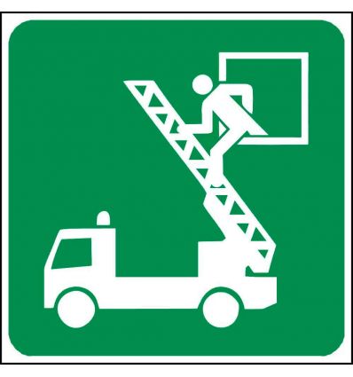 Panneau Fenêtre de secours - E017
