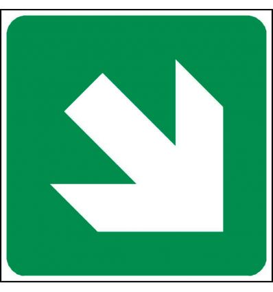 Panneau Flèche Évacuation