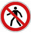 Panneau Interdit aux piétons - P004