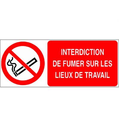 Panneau Interdit de fumer