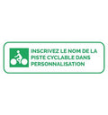 Panneau itinéraire cyclable DV12