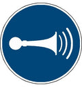 Panneau Klaxon Obligatoire - M029