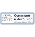 Panneau label commune à découvrir