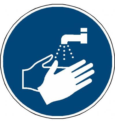 Panneau Lavage des mains obligatoire - M011