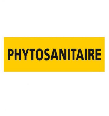 Panneau local phytosanitaire en toutes lettres