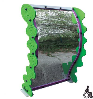 Panneau ludique miroir déformant 1 à 12 ans