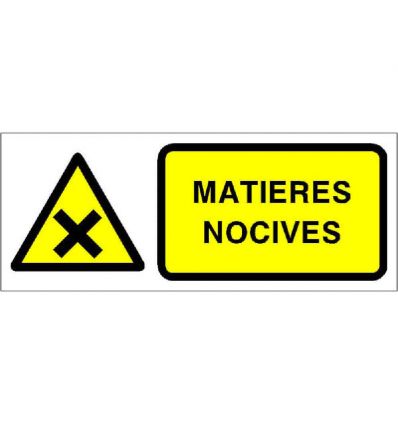 Panneau Matières nocives
