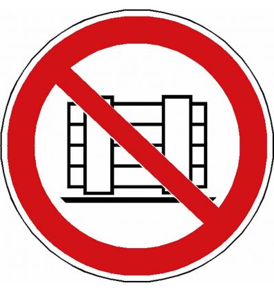 Panneau Ne pas encombrer - P023