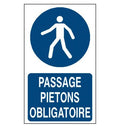 Panneau Passage piéton obligatoire
