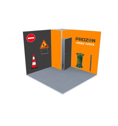 Panneau personnalisable pour stand d'exposition
