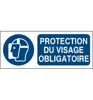 Panneau Port de la visière obligatoire