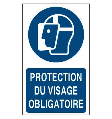Panneau Port de la visière obligatoire
