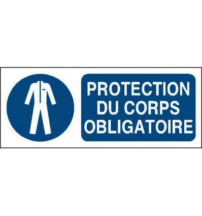 Panneau Port de vêtement de protection obligatoire