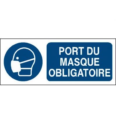 Panneau Port du masque obligatoire