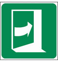 Panneau Porte qui s'ouvre en poussant sur le côté droit - E023